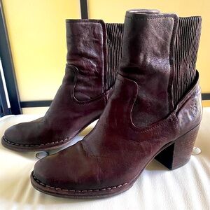 FRYE brown leather boots, 8.5